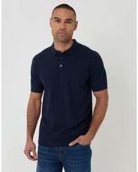 Threadbare - Basket Stitch Knitted Polo - Lyst