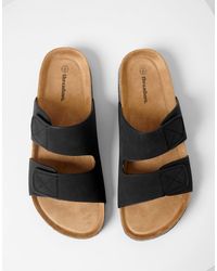Threadbare - Faux Suede Two Strap Sandals - Lyst