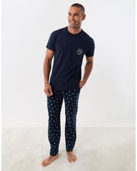 Threadbare - Embroidered Coffee Club Pyjame Set - Lyst