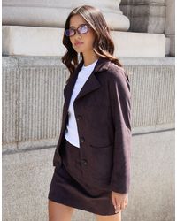 Threadbare - Faux Suede Blazer - Lyst