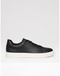 Threadbare - Pu Court Trainers - Lyst