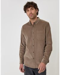 Threadbare - Regular Fit Cotton Corduroy Shirt - Lyst