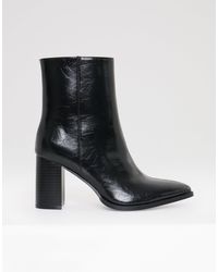 Threadbare - Block Heel Pointed Ankle Boots - Lyst