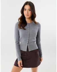 Threadbare - Crew Neck Knitted Cardigan - Lyst