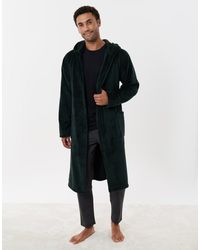 Threadbare - Hooded Fleece Dressing Gown - Lyst