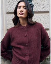Threadbare - The Relaxed Knitted Cardigan - Lyst