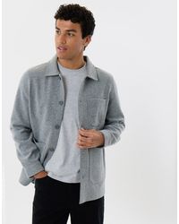 Threadbare - Long Sleeve Button Up Shacket - Lyst