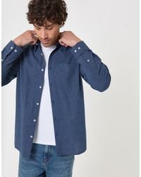 Threadbare - Relaxed Fit Cotton Seersucker Shirt - Lyst
