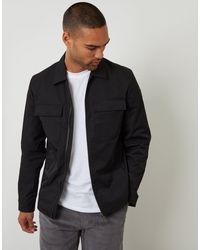 Threadbare - Lightweight Collared Zip Up Jacket - Lyst