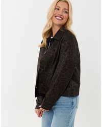 Threadbare - Cropped Collared Trench Coat - Lyst