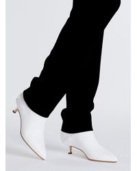 tibi white booties