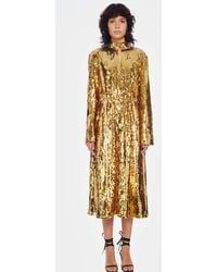 tibi beaded sequin overall dress