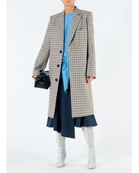 Tibi Zion Plaid Lab Coat - Multicolour