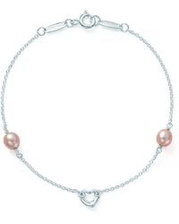 Tiffany & Co. - Elsa Peretti® Pearls By The Yardtm Open Heart Bracelet - Lyst