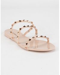 wild diva studded sandals
