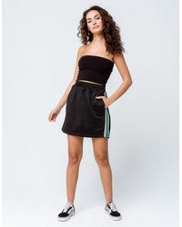 black skirt with vans