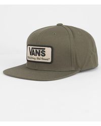 vans hats mens olive