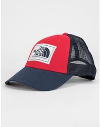 north face men's emb trucker hat