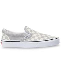 grey dawn checkered vans