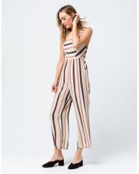 Mimi Chica Stripe Womens Jumpsuit - Multicolor