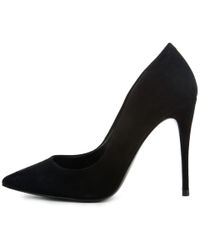 daisie black suede