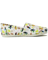 toms white bunny canvas women's classics