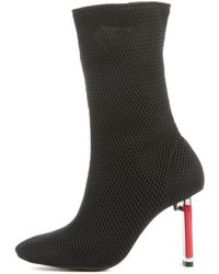 Jeffrey Campbell For Women: Peligro Black Heeled Boots