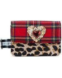 Betsey Johnson Plaid Clutch - Red