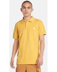 Timberland - Millers River Printed Neck Polo Shirt - Lyst