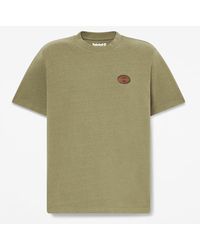 Timberland - Leather Badge Short-Sleeve T-Shirt For - Lyst