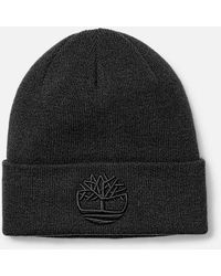Timberland - Logo Ribbed Soft-Touch Beanie - Lyst