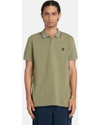 Timberland - Millers River Printed Neck Polo Shirt - Lyst