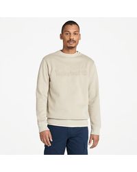 Timberland - Hampton Crewneck Sweatshirt For Men In Grey, Man, Grey, Size: 3xl - Lyst