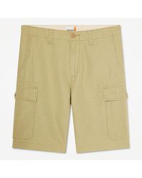 Timberland - Brookline Cotton-Linen Cargo Short For - Lyst