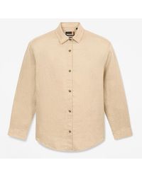Timberland - Long-Sleeve Linen Shirt For - Lyst
