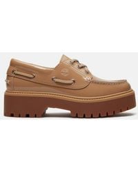 Timberland - Stone Street Platform Boat Shoe For - Lyst