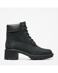 Timberland - Kinsley Mid Waterproof Boot For Women In Black, Woman, Black, Size: 3.5 - Lyst