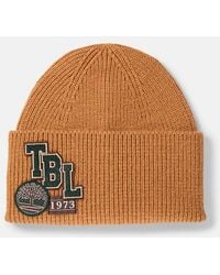 Timberland - Layered Patch Beanie For - Lyst