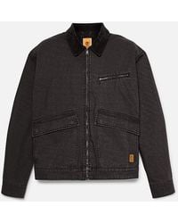 Timberland - Strafford Quilted Washed Canvas Printed Jacket - Lyst