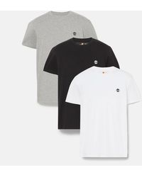Timberland - 3-pack Basic Jersey Crew T-shirt - Lyst