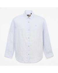 Timberland - Long-Sleeve Linen Shirt For - Lyst