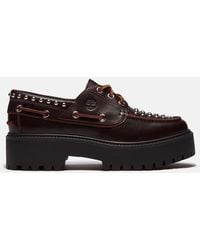 Timberland - Stone Street Platform Boat Shoe For - Lyst