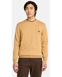 Timberland - Williams River Cotton Jumper For Men In Yellow, Man, Yellow, Size: 3xl - Lyst