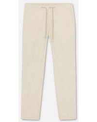 Timberland - Cotton Linen Joggers For Men In Beige, Man, Beige, Size: 30 - Lyst