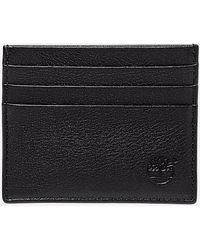 Timberland - Cow Leather Credit Card Holder For Men In Black, Man, Black - Lyst