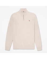 Timberland - Cohas Brook Merino Quarter-Zip Jumper For - Lyst