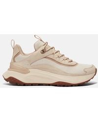 Timberland - Motion Access Low Lace Up Waterproof Trainer For Women In Light Pink, Woman, Pink, Size: 3.5 - Lyst