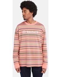 Timberland - Long-sleeve Striped Tee - Lyst