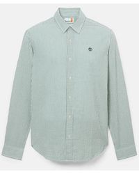 Timberland - Long-Sleeve Seersucker Striped Shirt For - Lyst