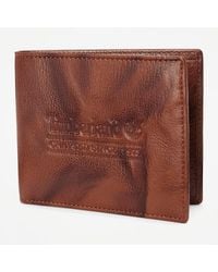 Timberland - Washed Leather Billfold Wallet For - Lyst